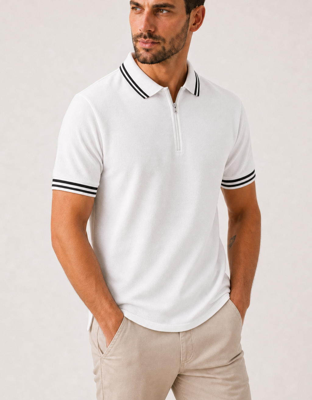 Chomba Piqué Zipped
