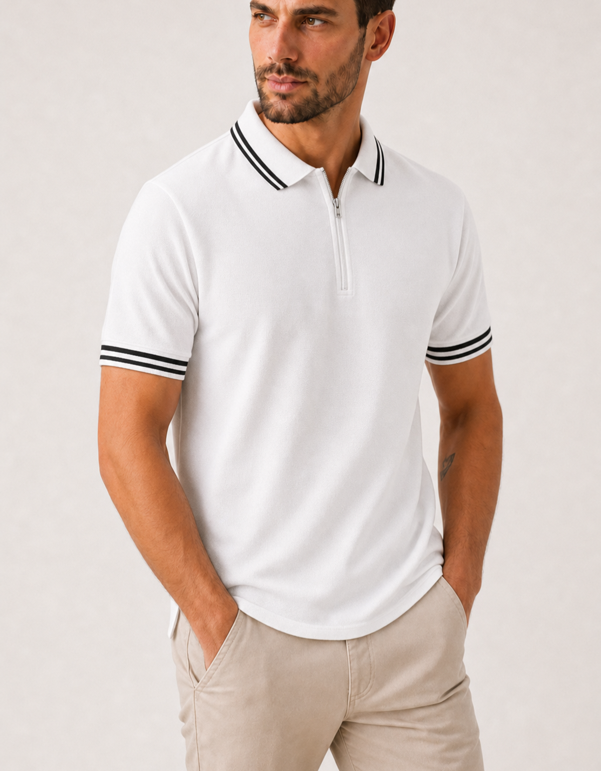 Chomba Piqué Zipped