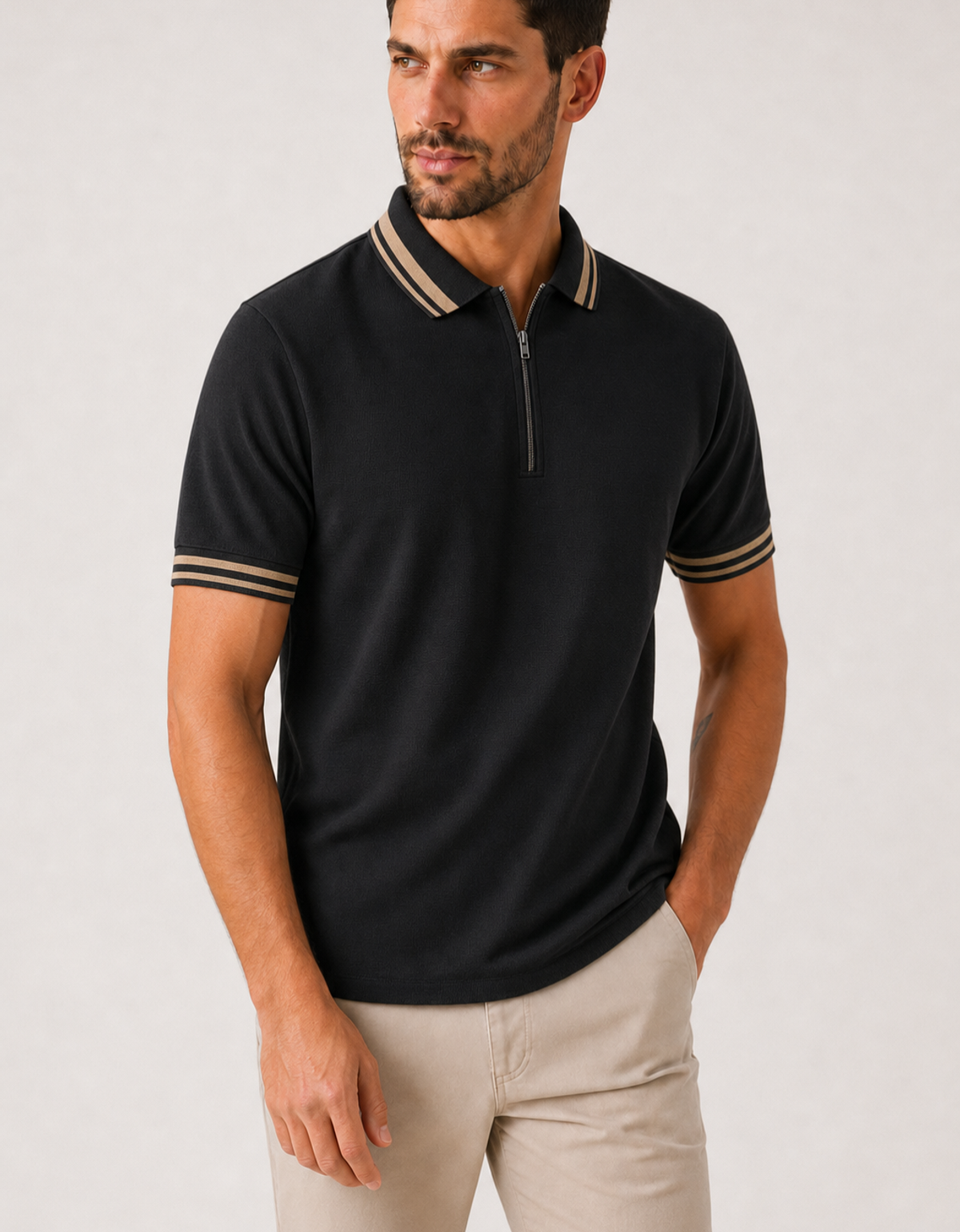 Chomba Piqué Zipped