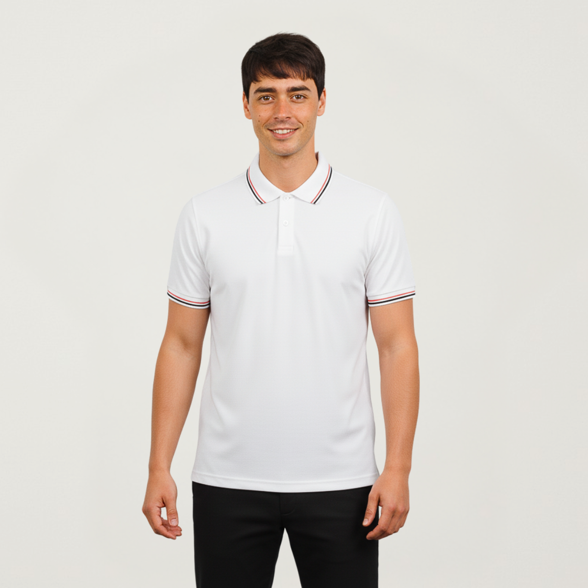 Chomba Piqué Con Vivos