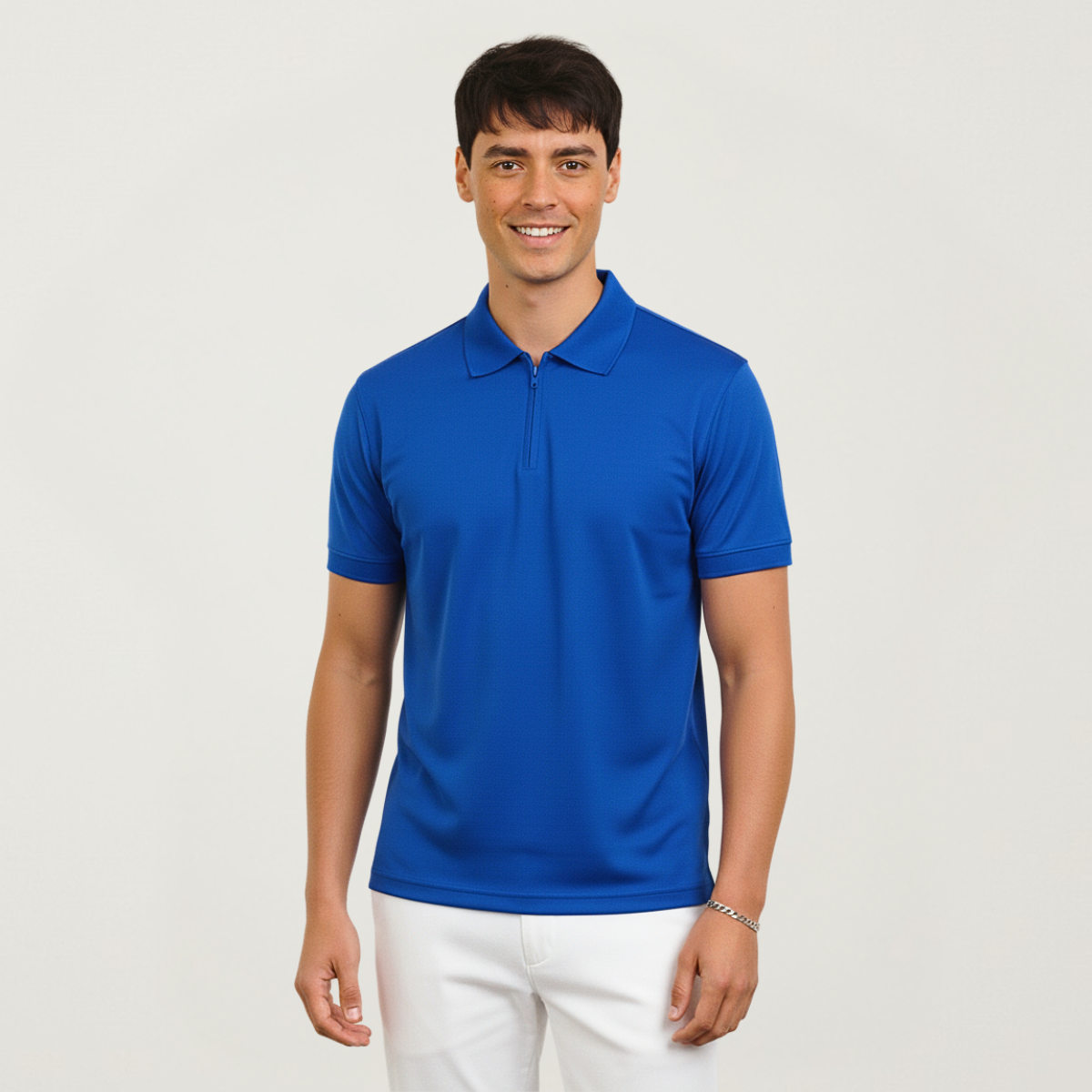 Chomba Piqué Con Cierre