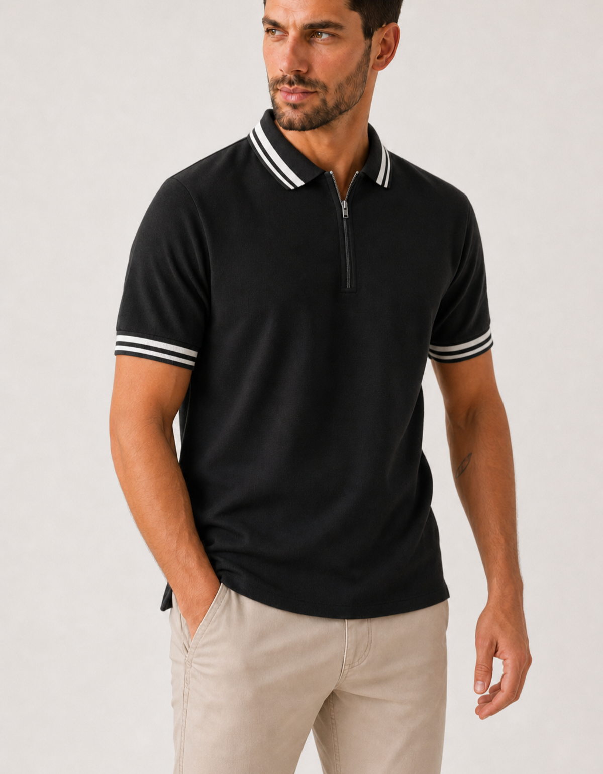 Chomba Piqué Zipped