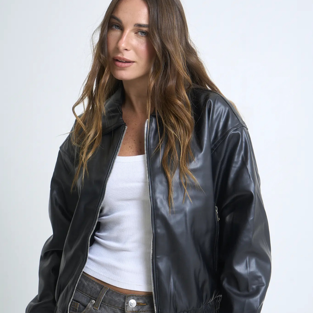 Campera PU Lia