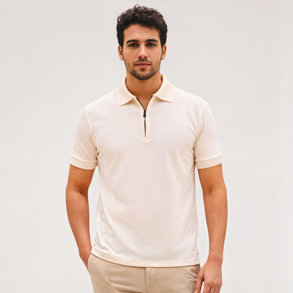 Chomba Algodón Con Cierre