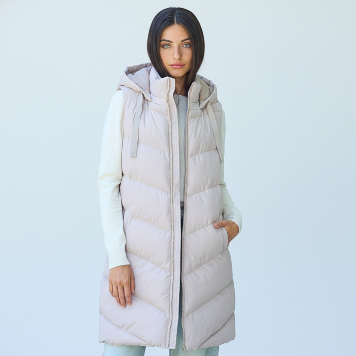 Chaleco Largo Puffer