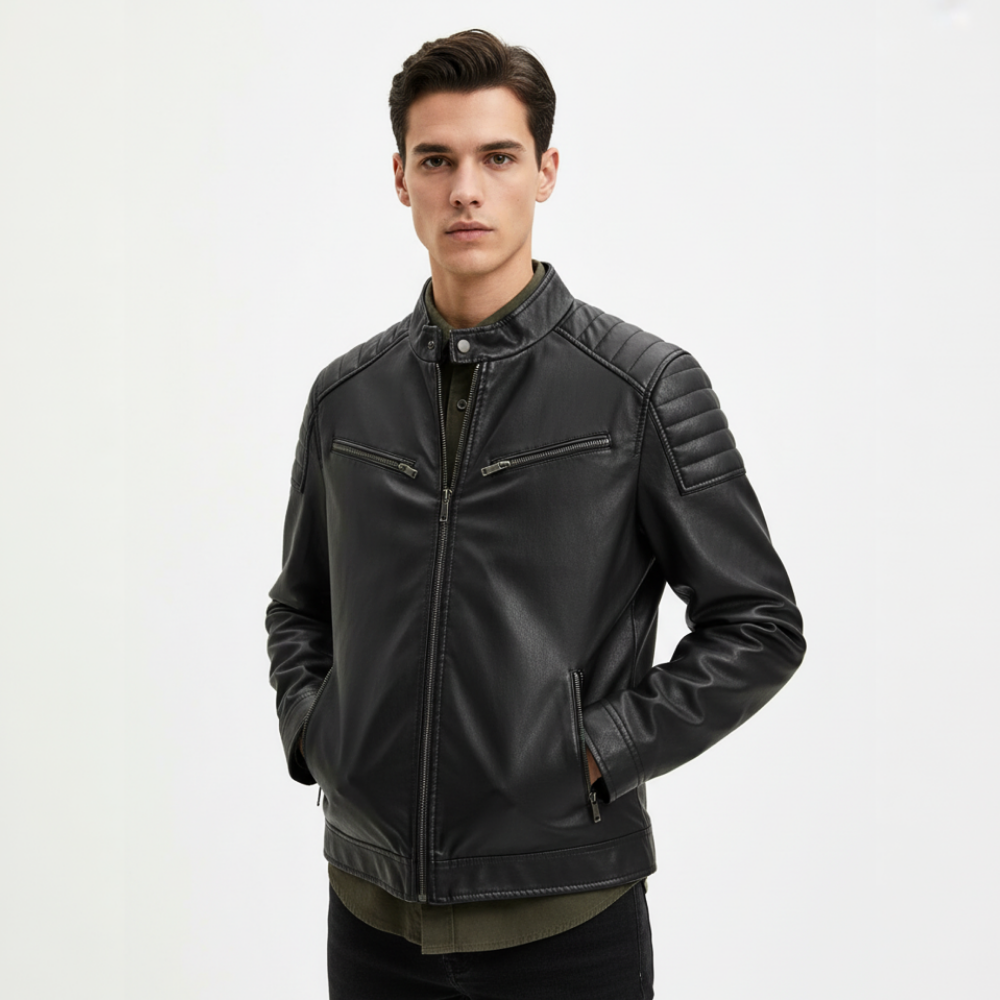 Campera Cuero PU Jones