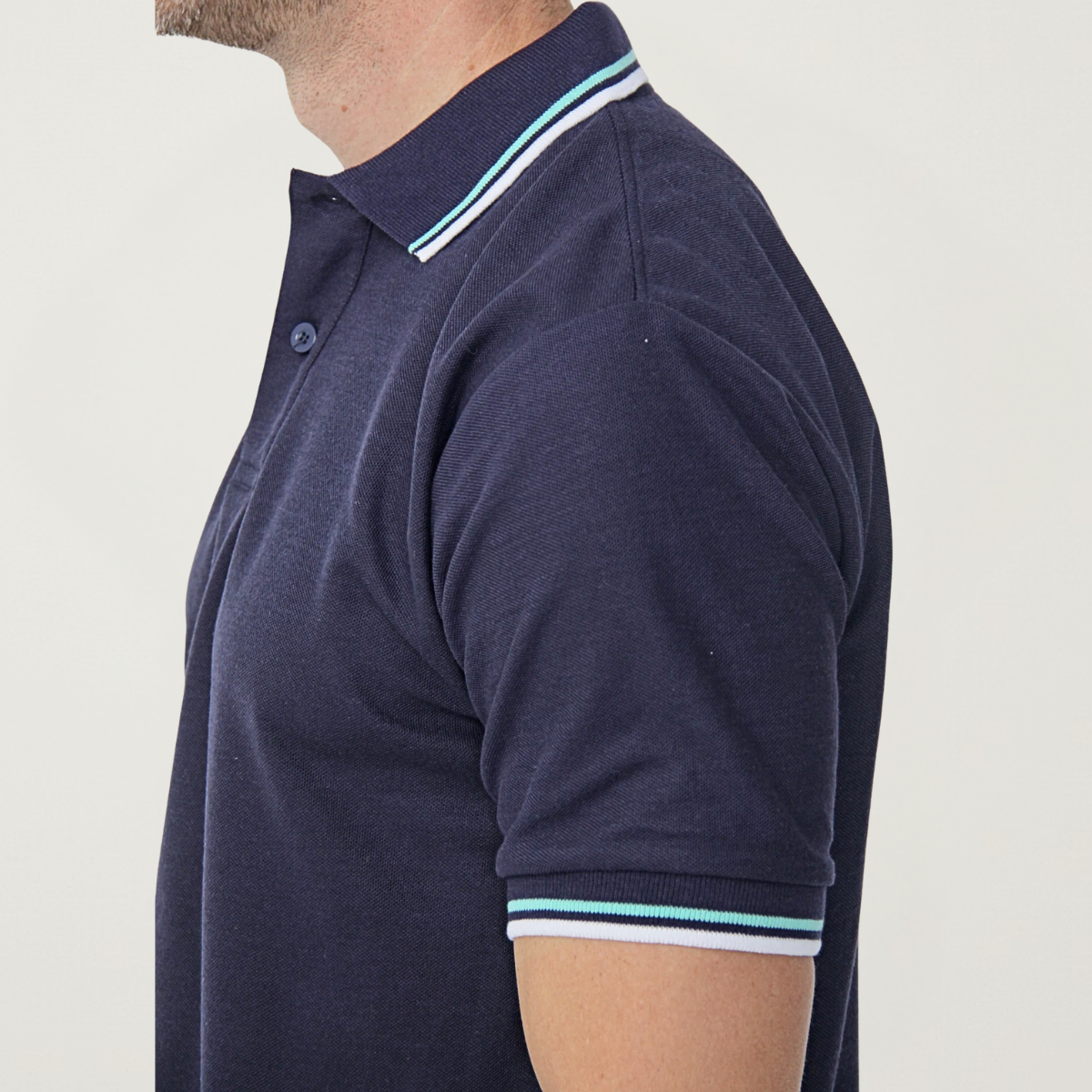 Chomba Piqué Con Vivos