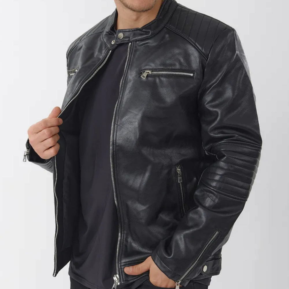 Campera Cuero PU Jones