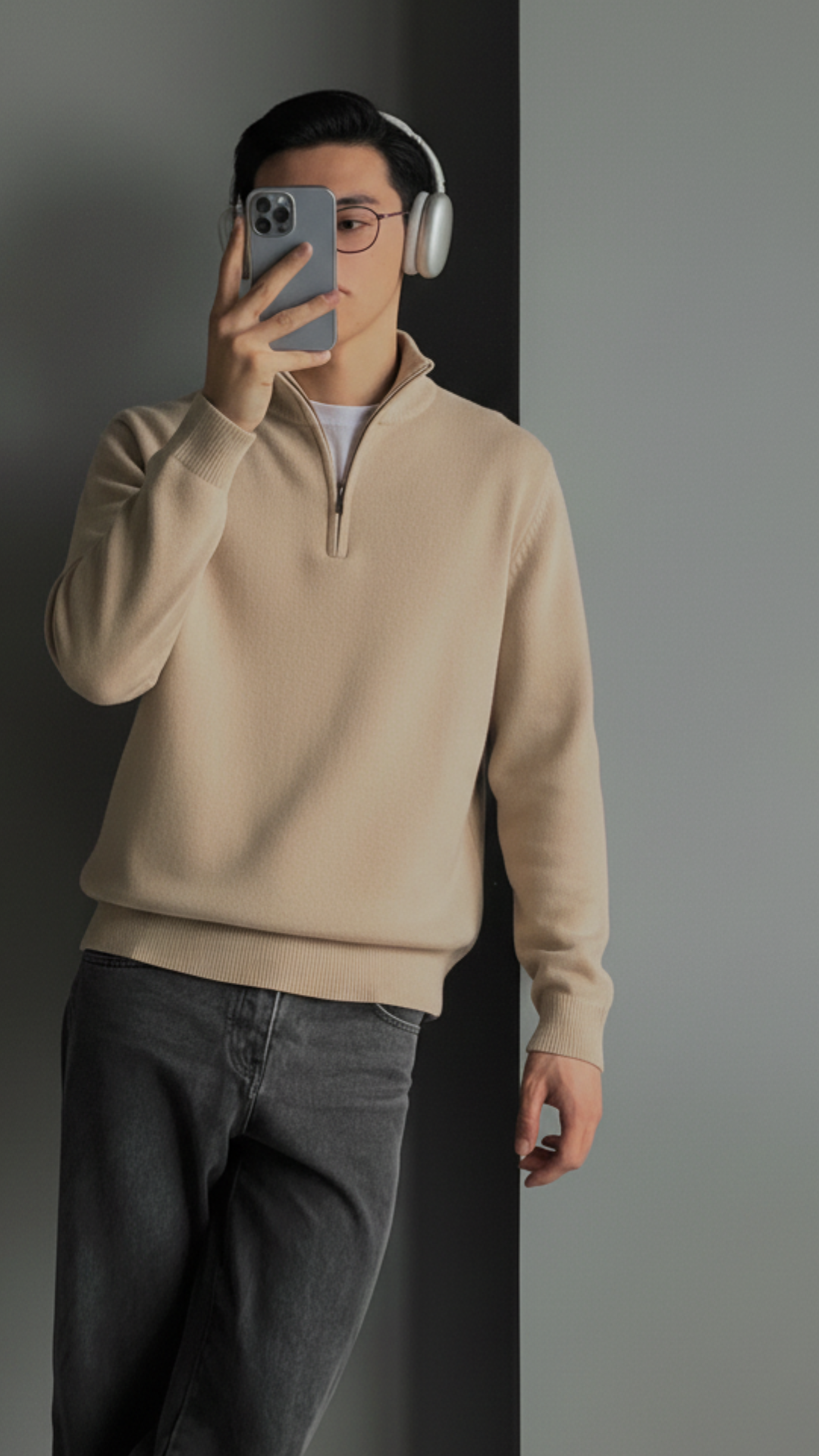 Sweater Medio Cierre