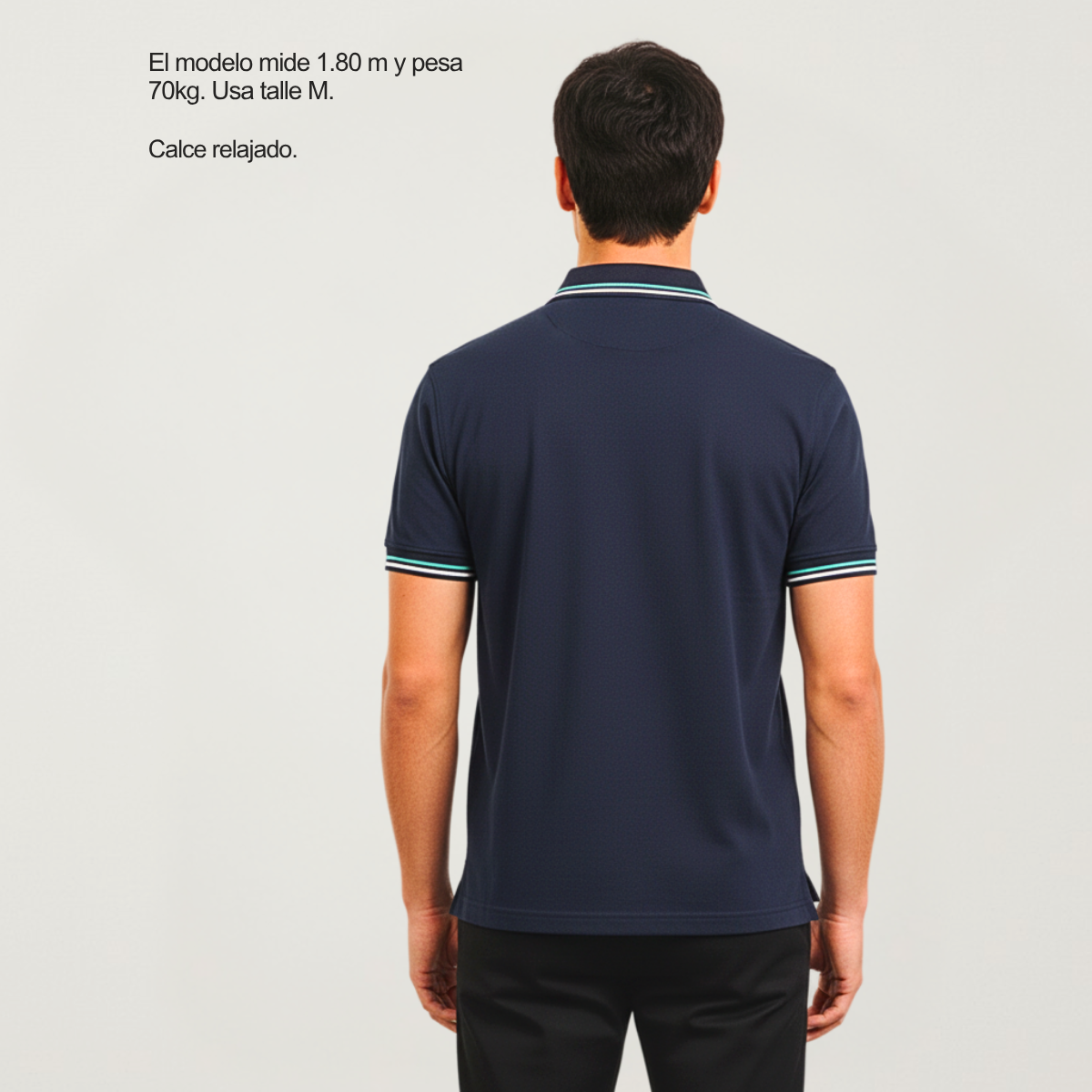 Chomba Piqué Con Vivos