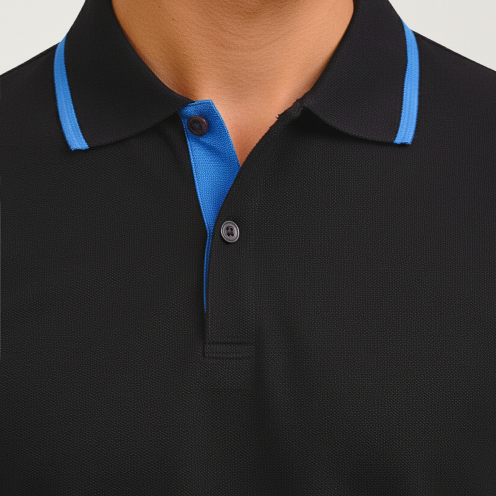 Chomba Piqué Con Vivos