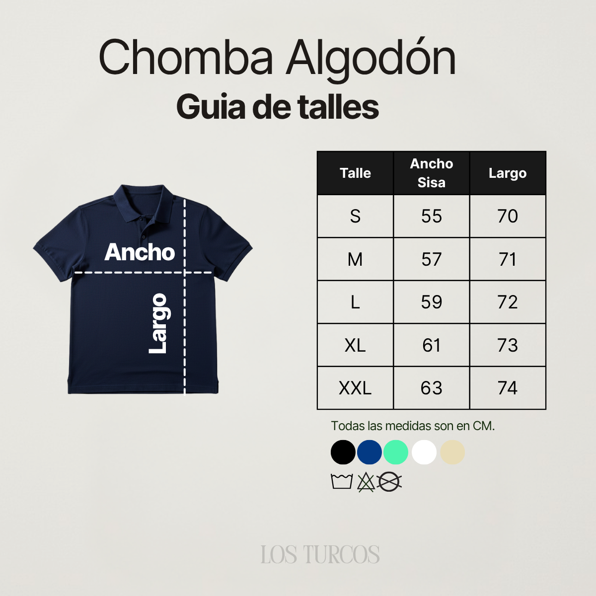 Chomba Algodón Cuello en V