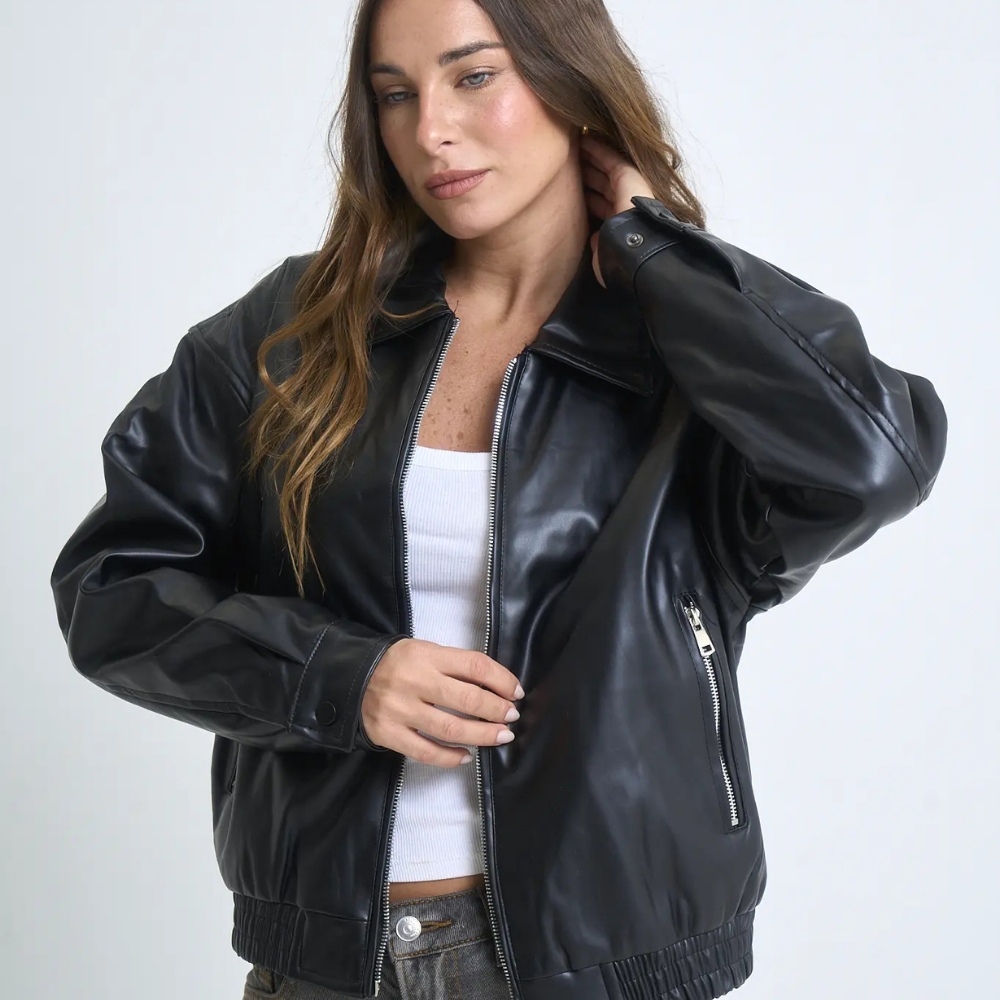 Campera PU Lia
