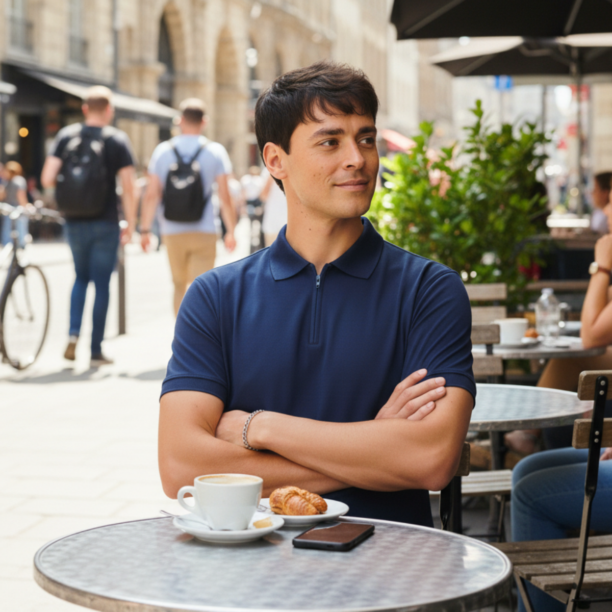 Chomba Piqué Con Cierre