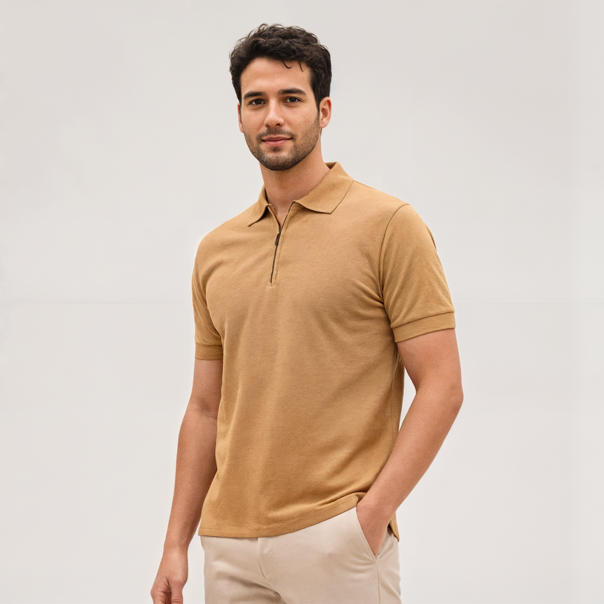 Chomba Algodón Con Cierre