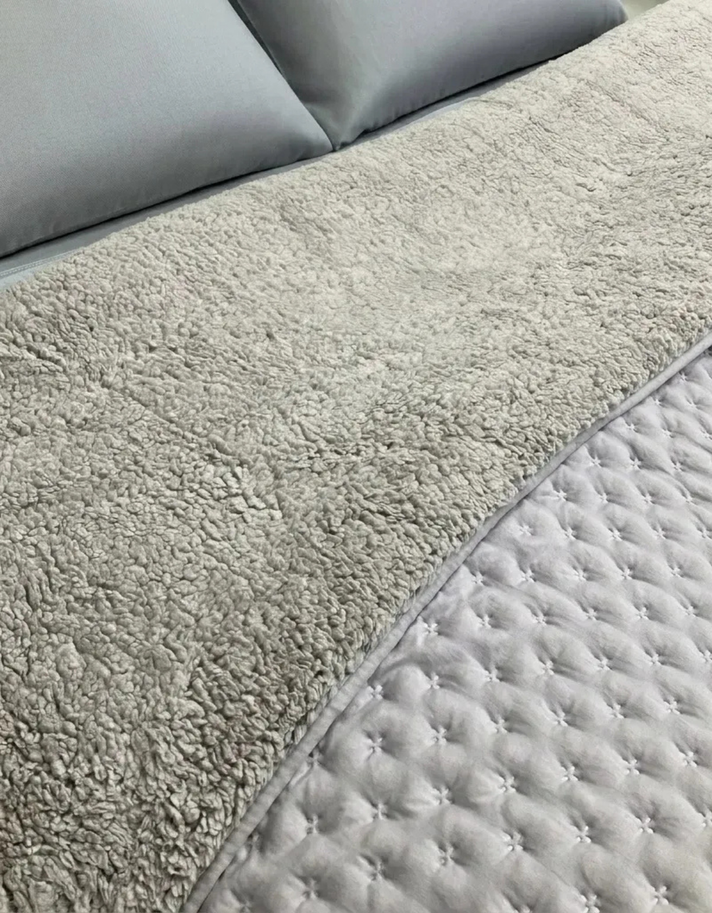 Acolchado Con Corderito LT 2 Plazas