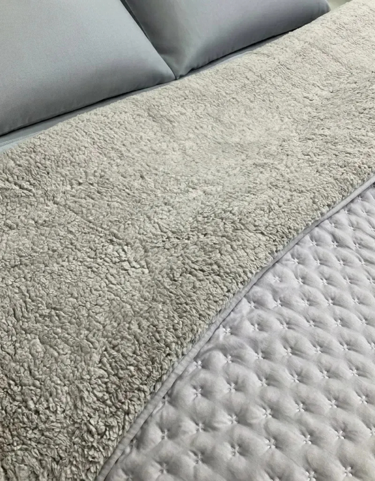 Acolchado Con Corderito LT 2 Plazas