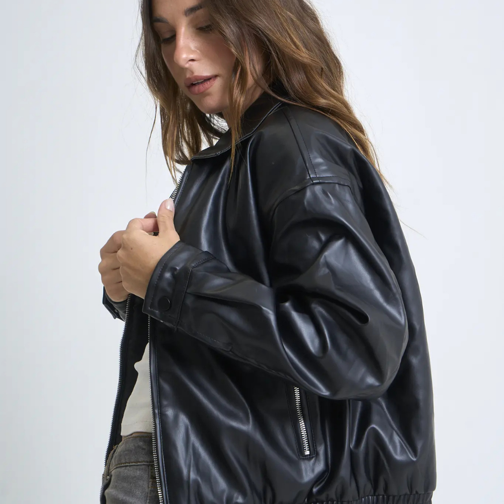 Campera PU Lia