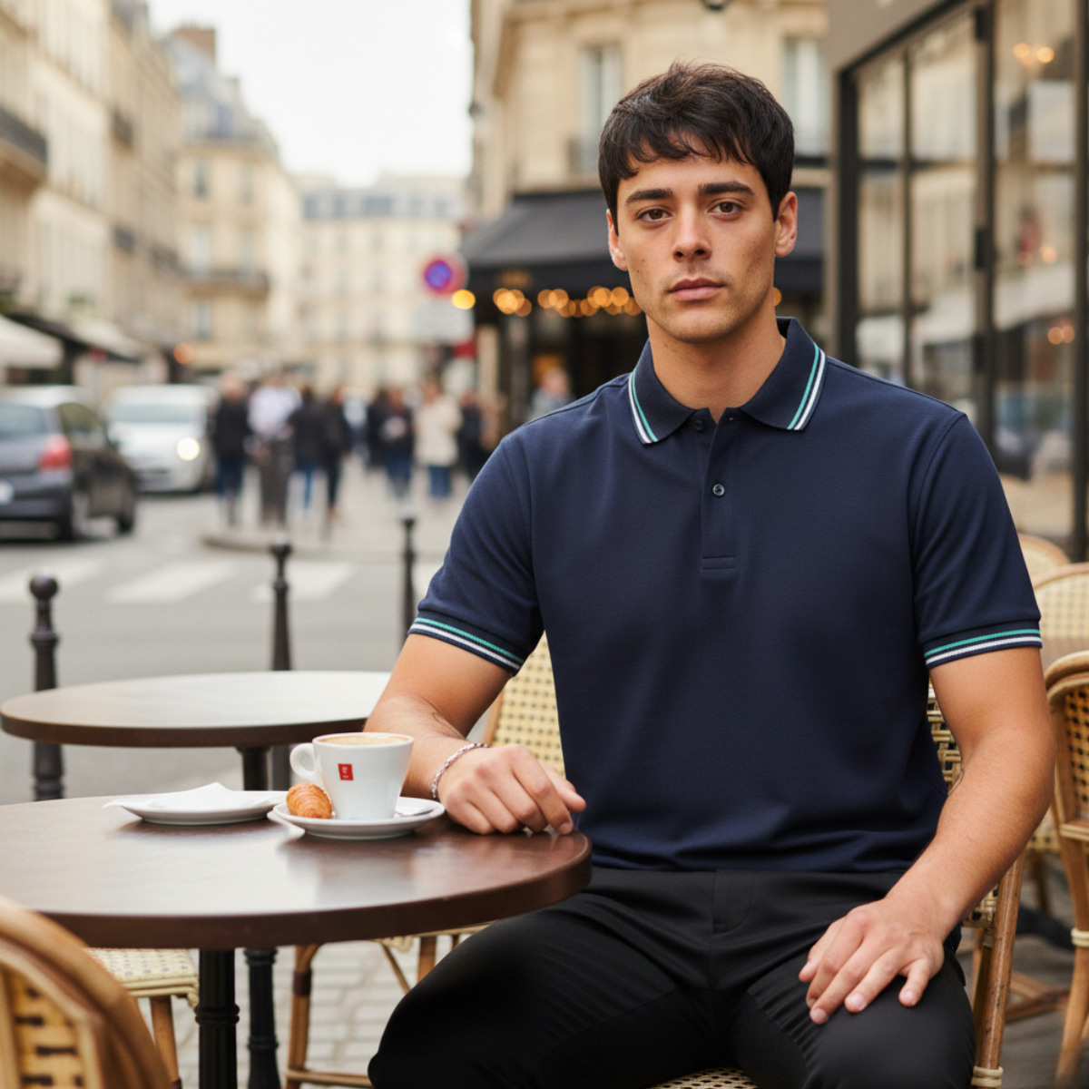 Chomba Piqué Con Vivos