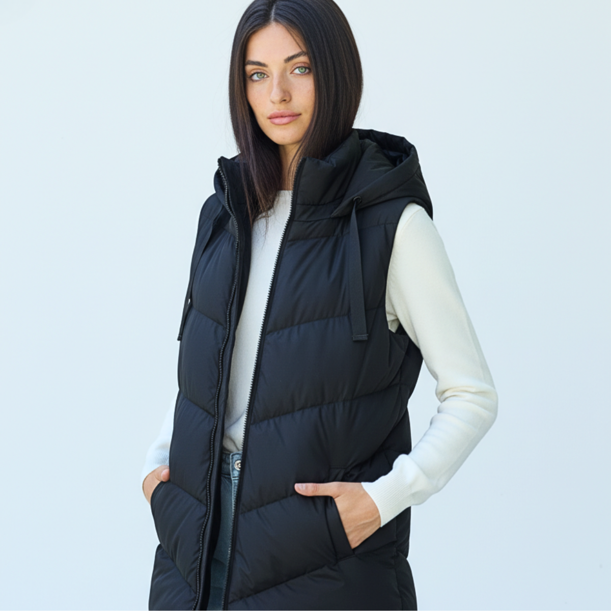 Chaleco Largo Puffer