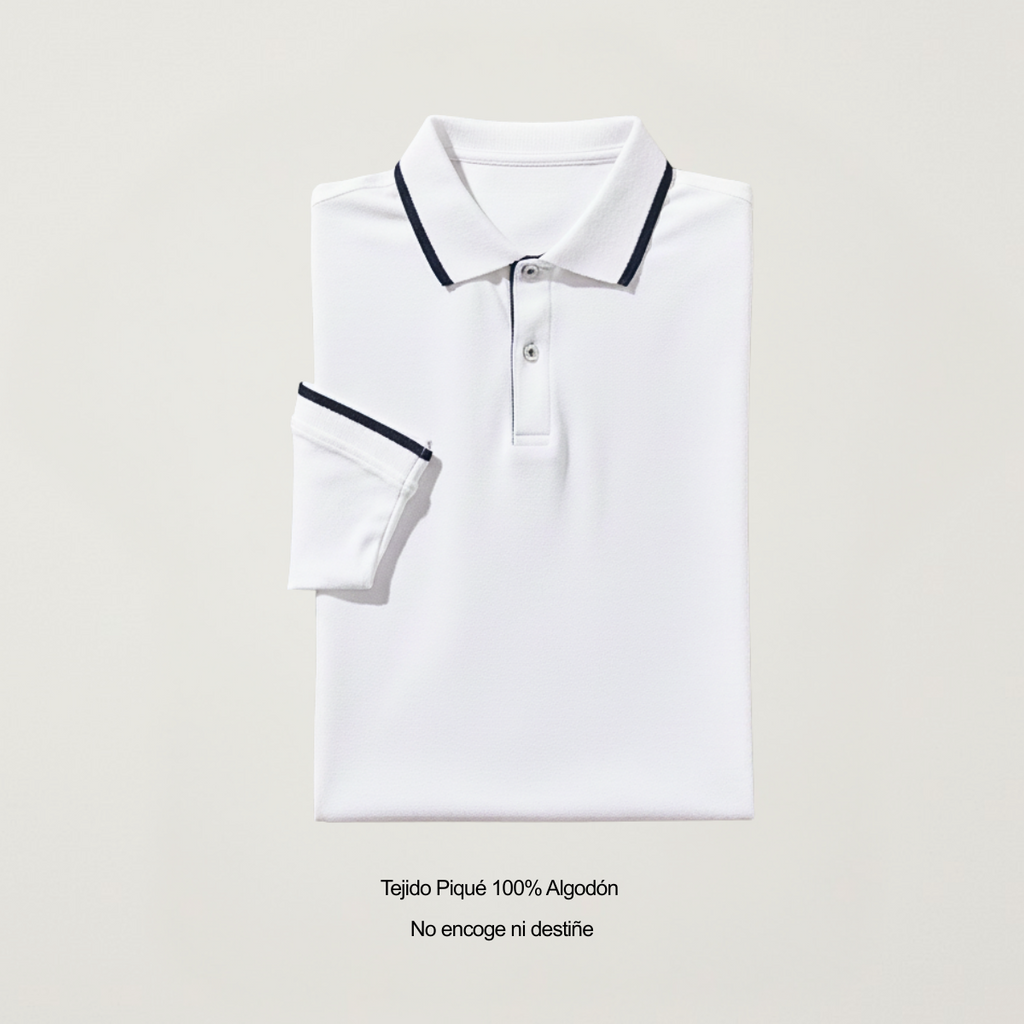 Chomba Piqué Con Vivos