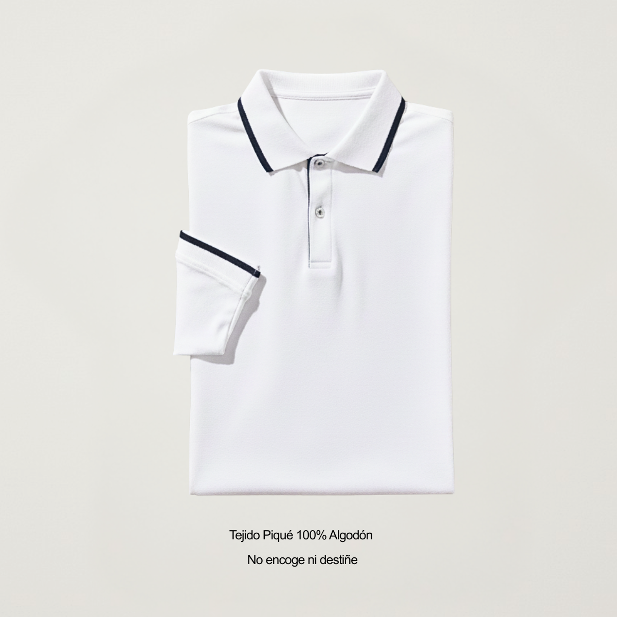 Chomba Piqué Con Vivos