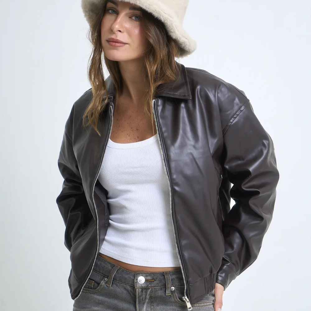 Campera PU Lia