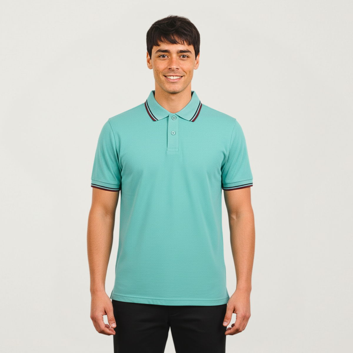 Chomba Piqué Con Vivos