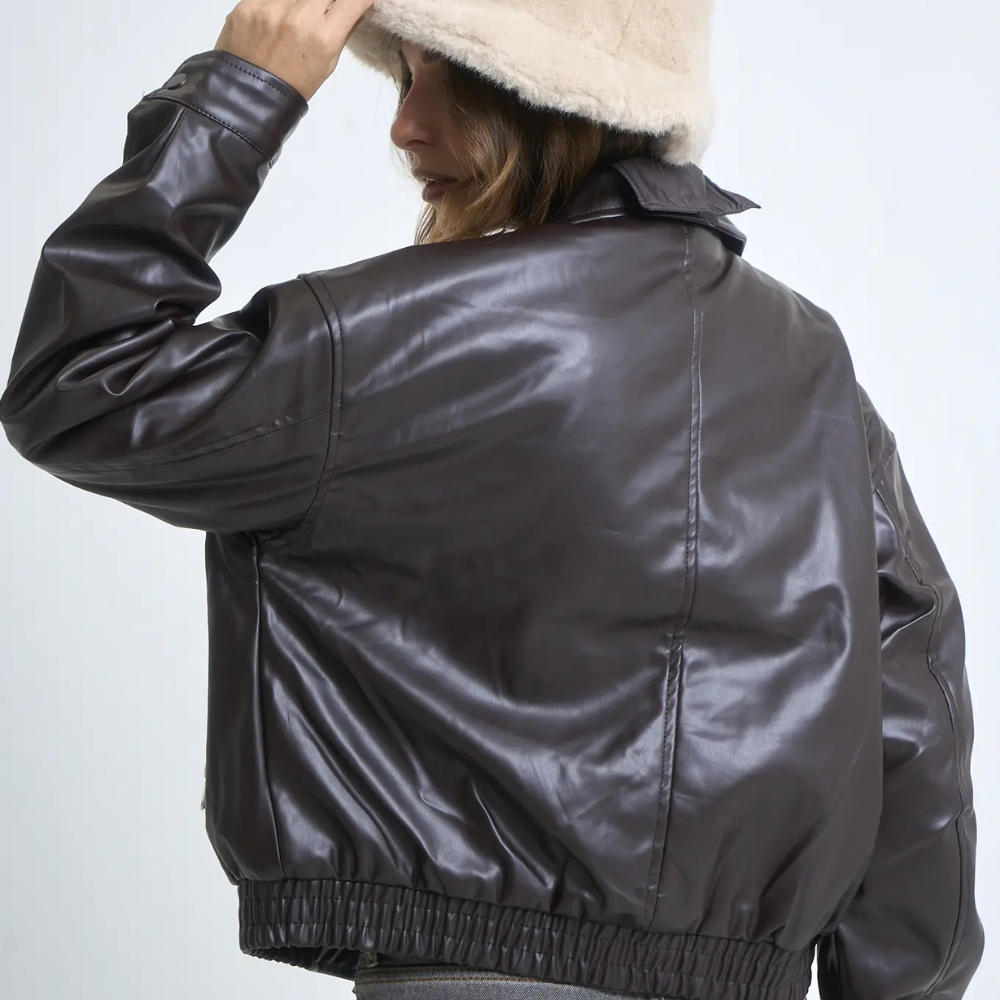 Campera PU Lia