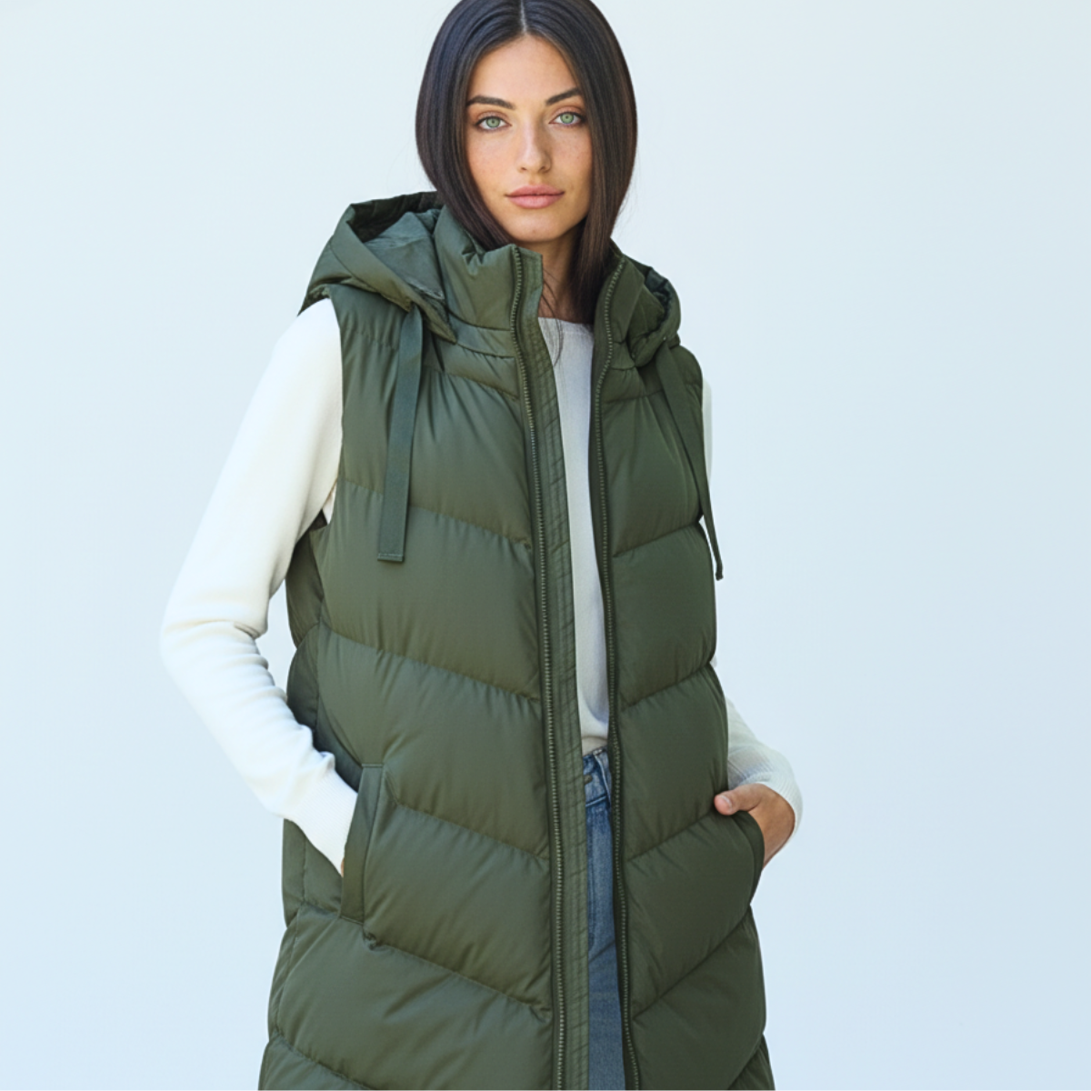 Chaleco Largo Puffer