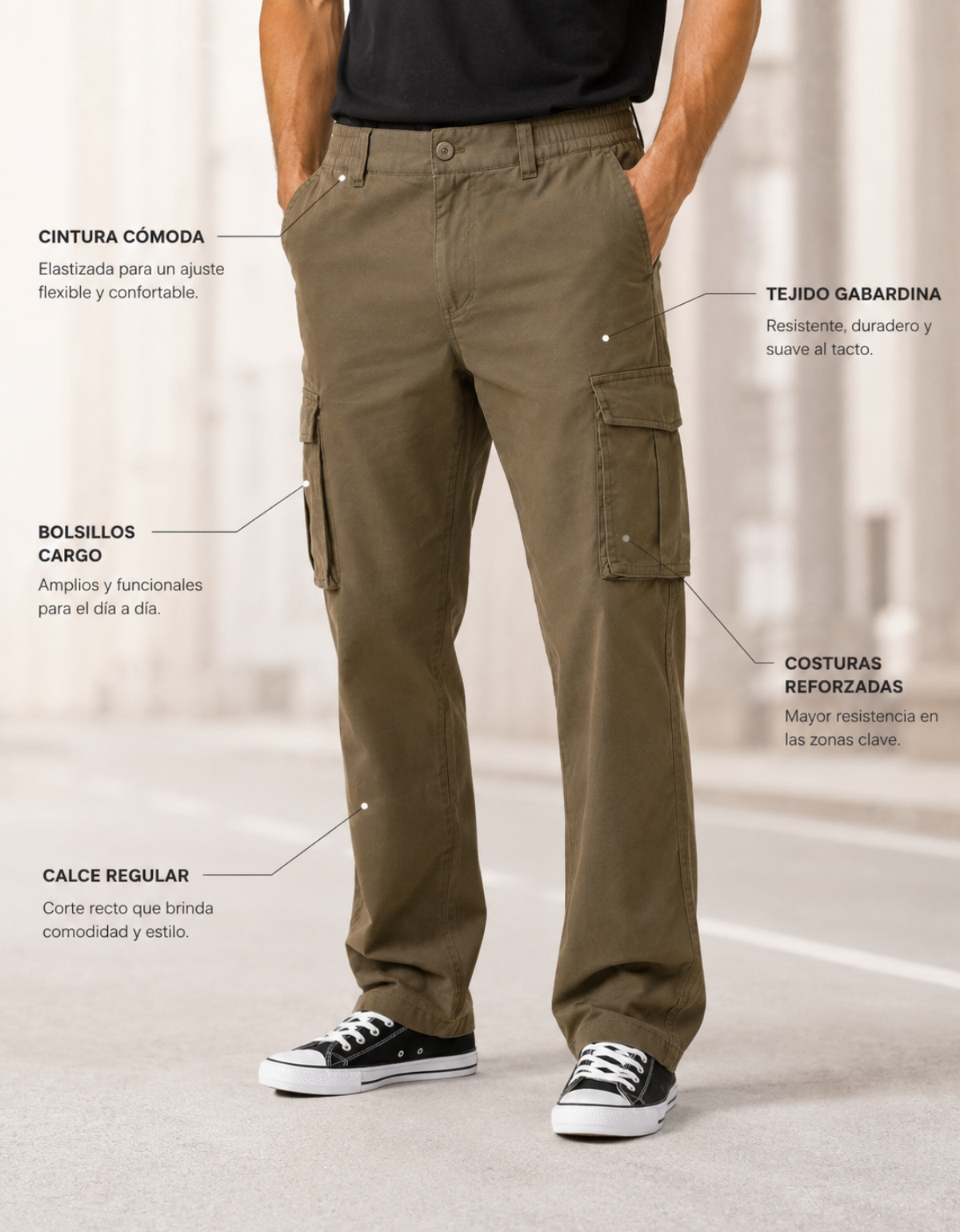 Pantalon Jogger Cargo Chaco
