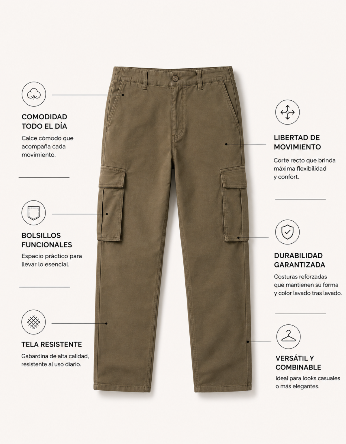 Pantalon Jogger Cargo Chaco