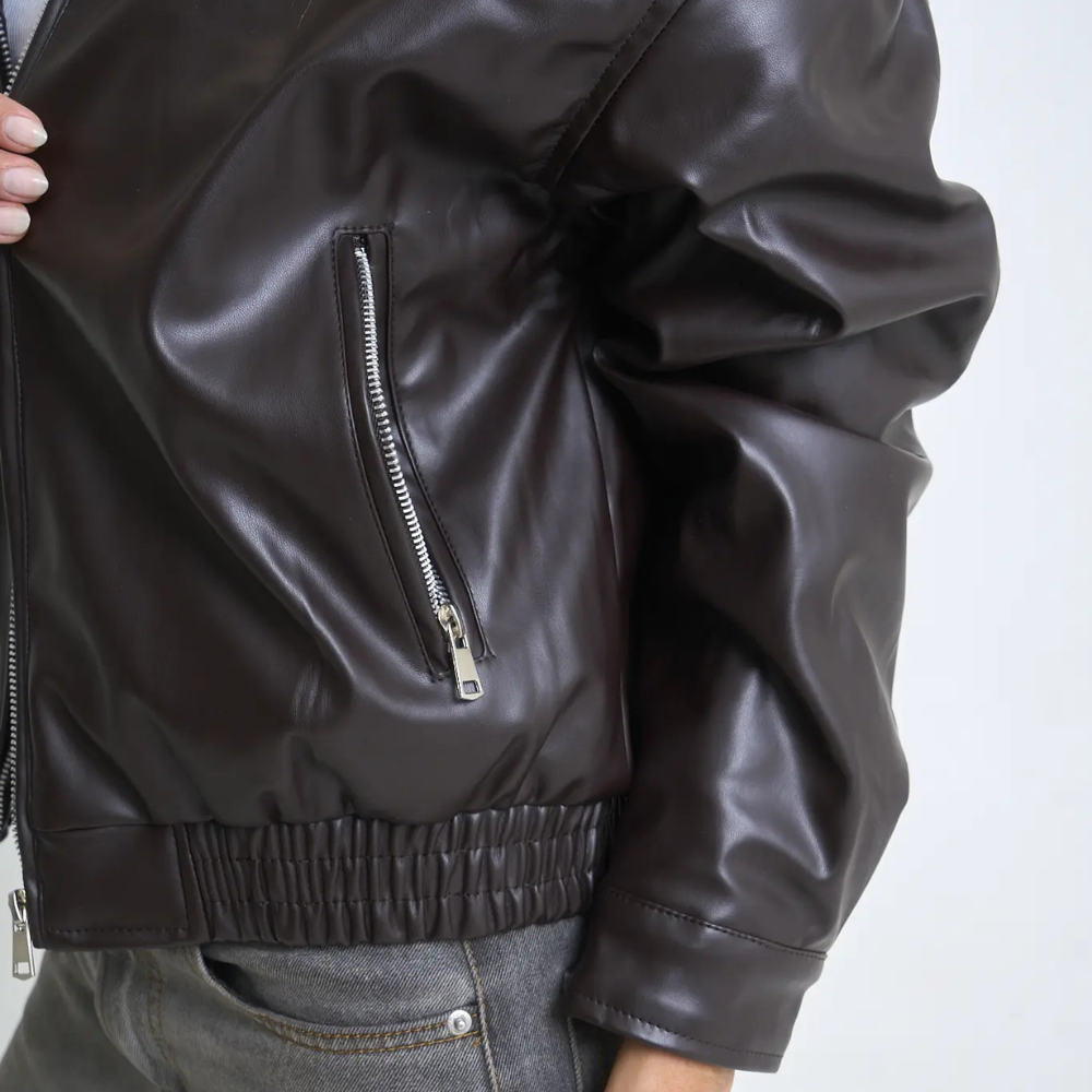 Campera PU Lia