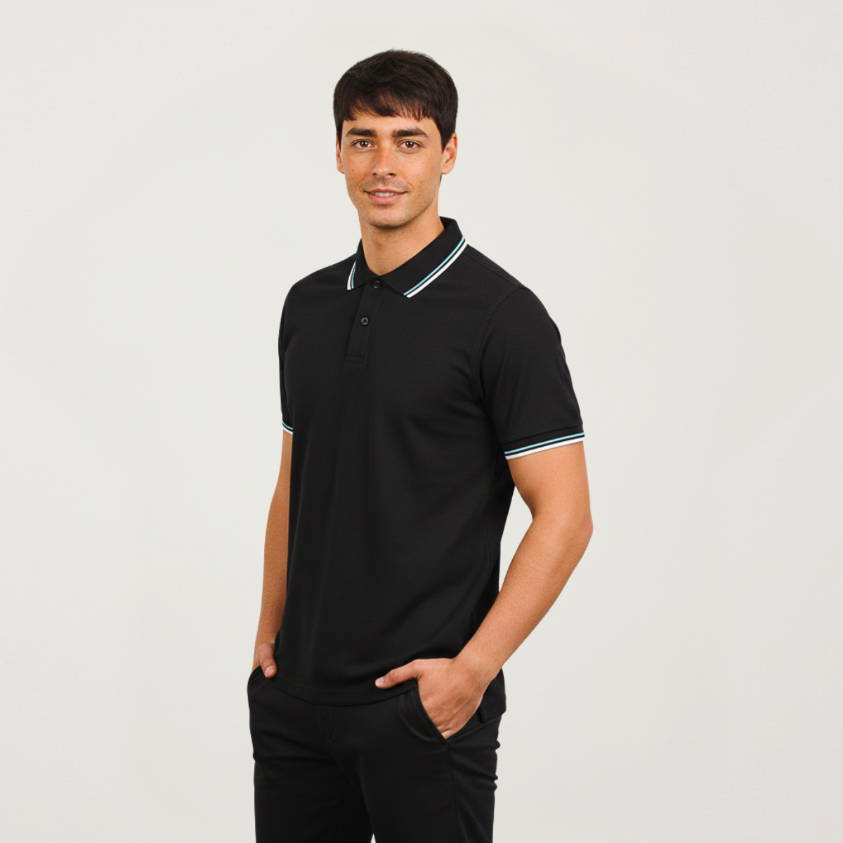 Chomba Piqué Con Vivos