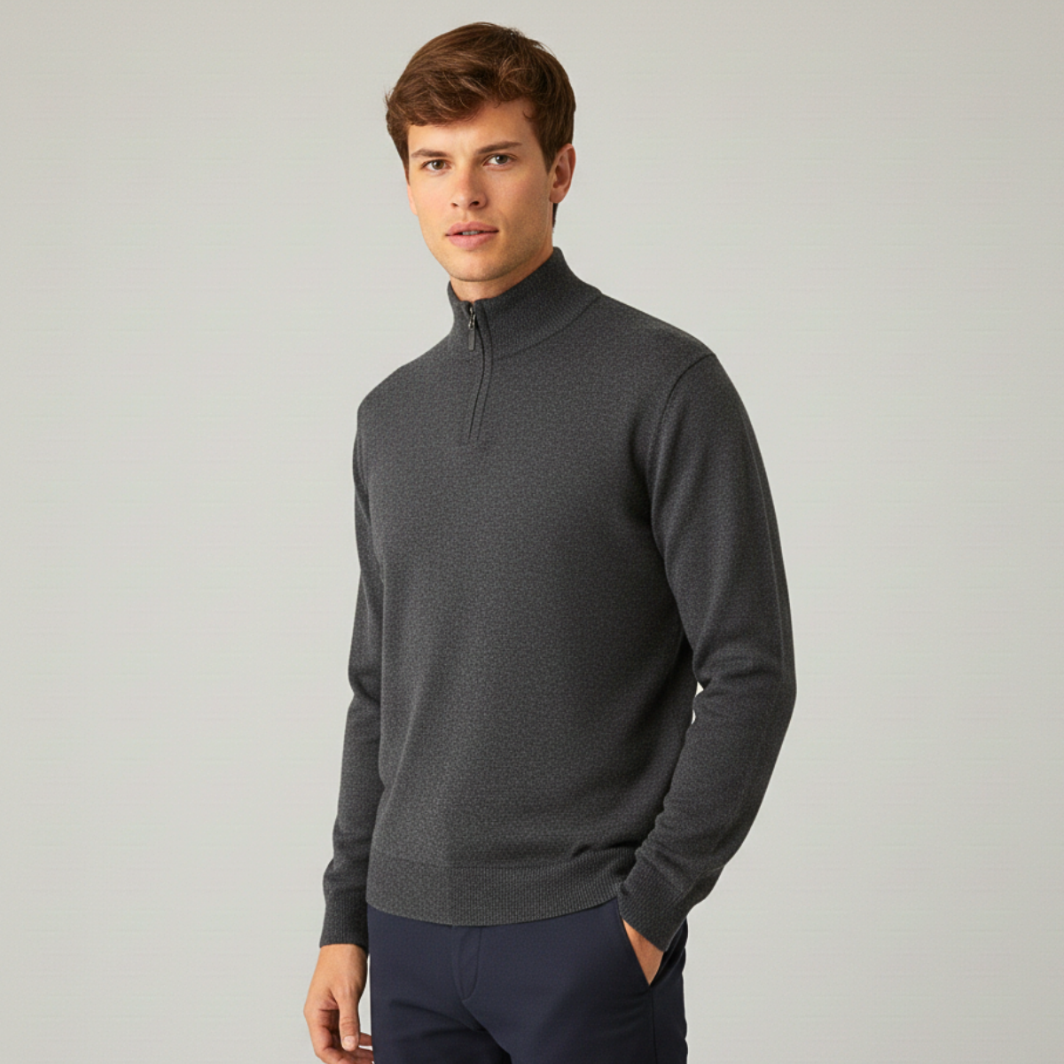 Sweater Medio Cierre