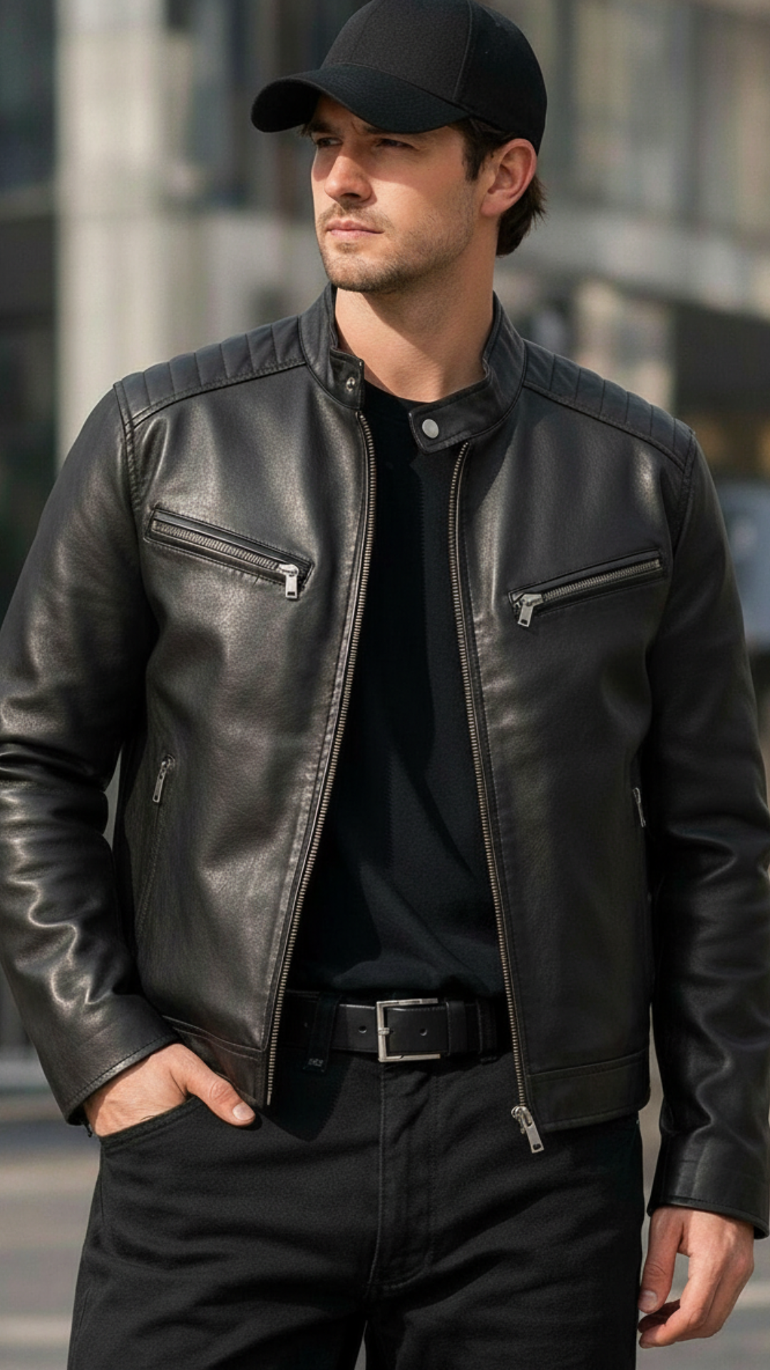 Campera Cuero PU Jones