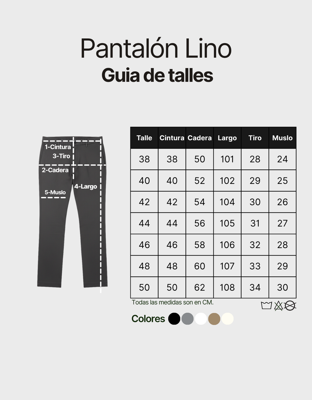 Pantalón Lino Carlo
