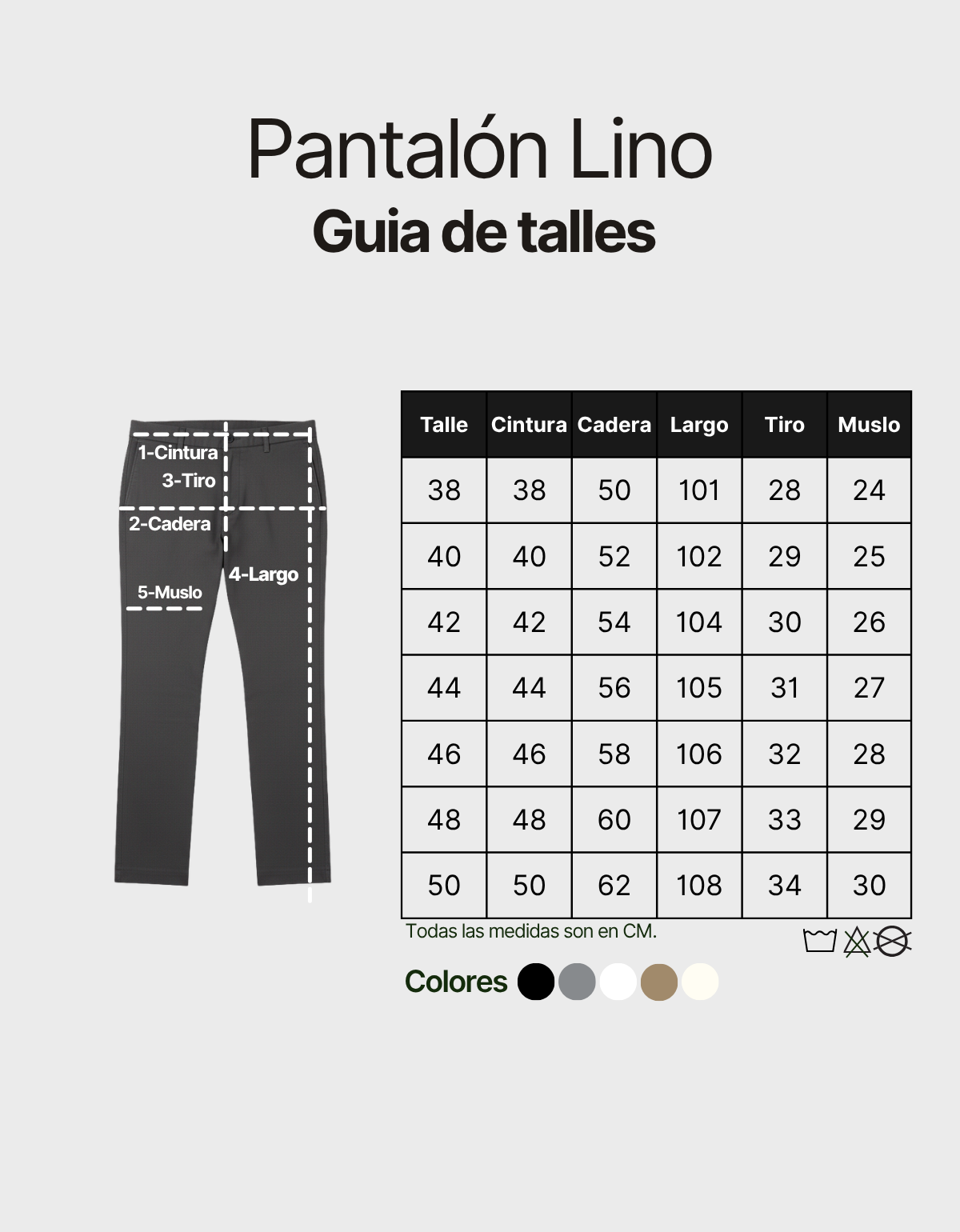 Pantalón Lino Carlo
