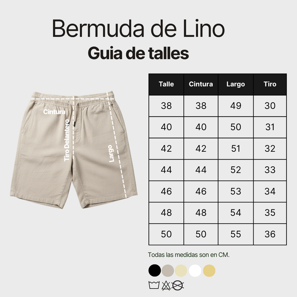 Bermuda Lino Nápoles